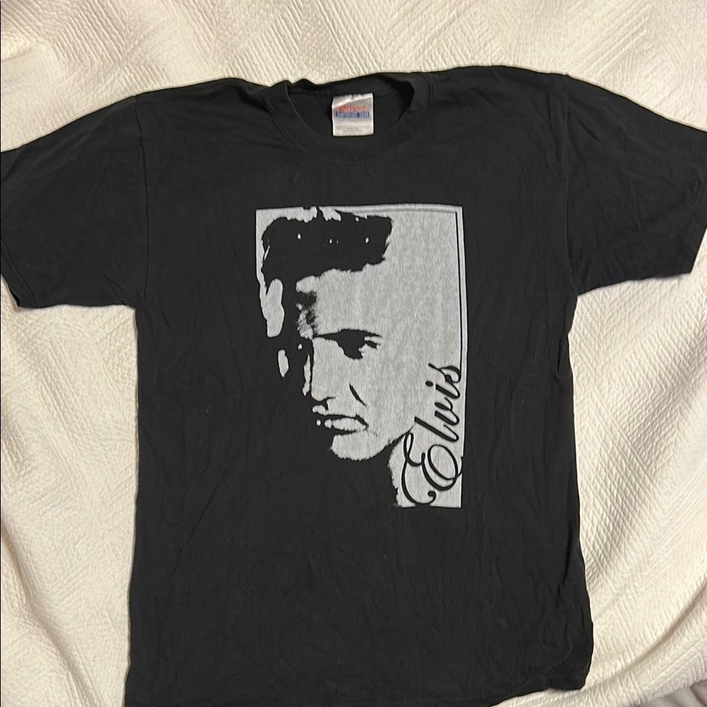 Men's Black limit, edition, Elvis Graphic T-Shirt